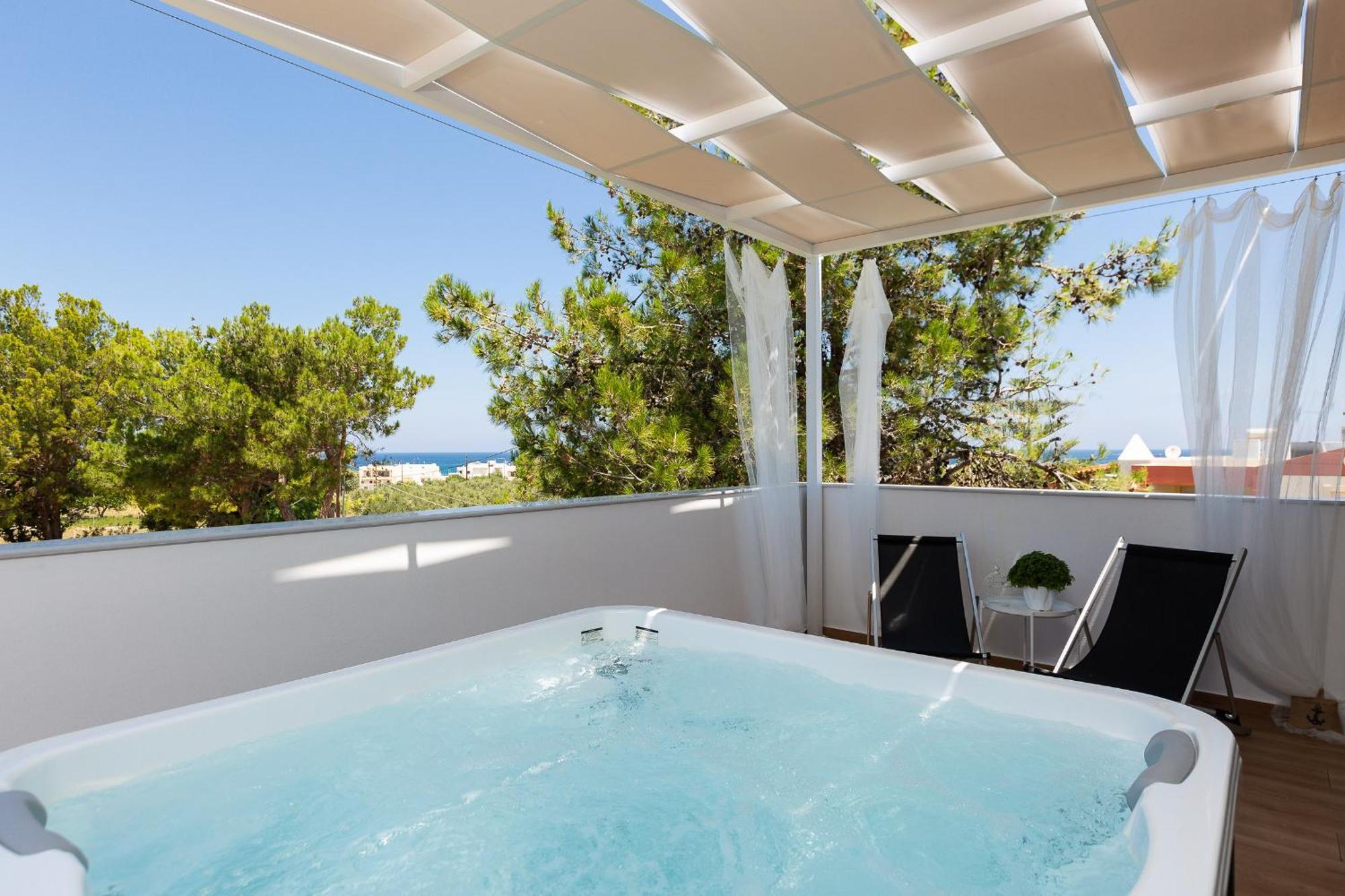 Nisos Villa, Pool & Heated Spawhirlpool, Walking To Beach, By Thinkvilla Sfáka المظهر الخارجي الصورة