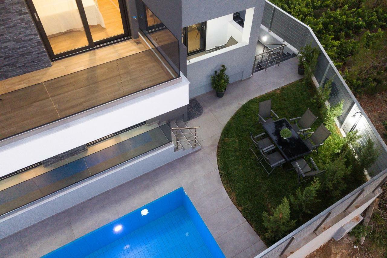 Nisos Villa, Pool & Heated Spawhirlpool, Walking To Beach, By Thinkvilla Sfáka المظهر الخارجي الصورة