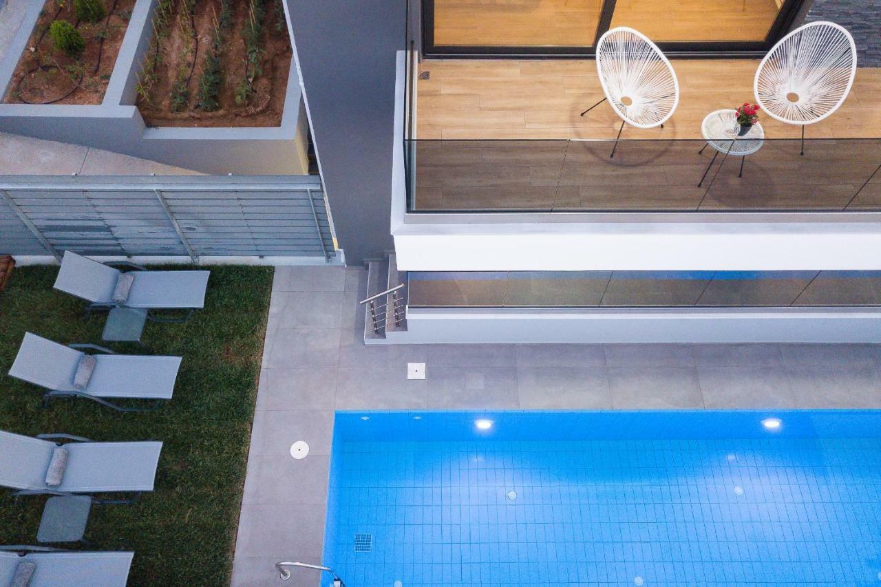 Nisos Villa, Pool & Heated Spawhirlpool, Walking To Beach, By Thinkvilla Sfáka المظهر الخارجي الصورة
