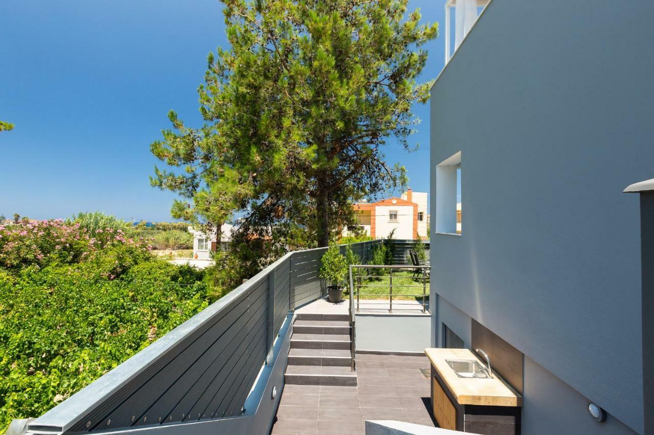 Nisos Villa, Pool & Heated Spawhirlpool, Walking To Beach, By Thinkvilla Sfáka المظهر الخارجي الصورة