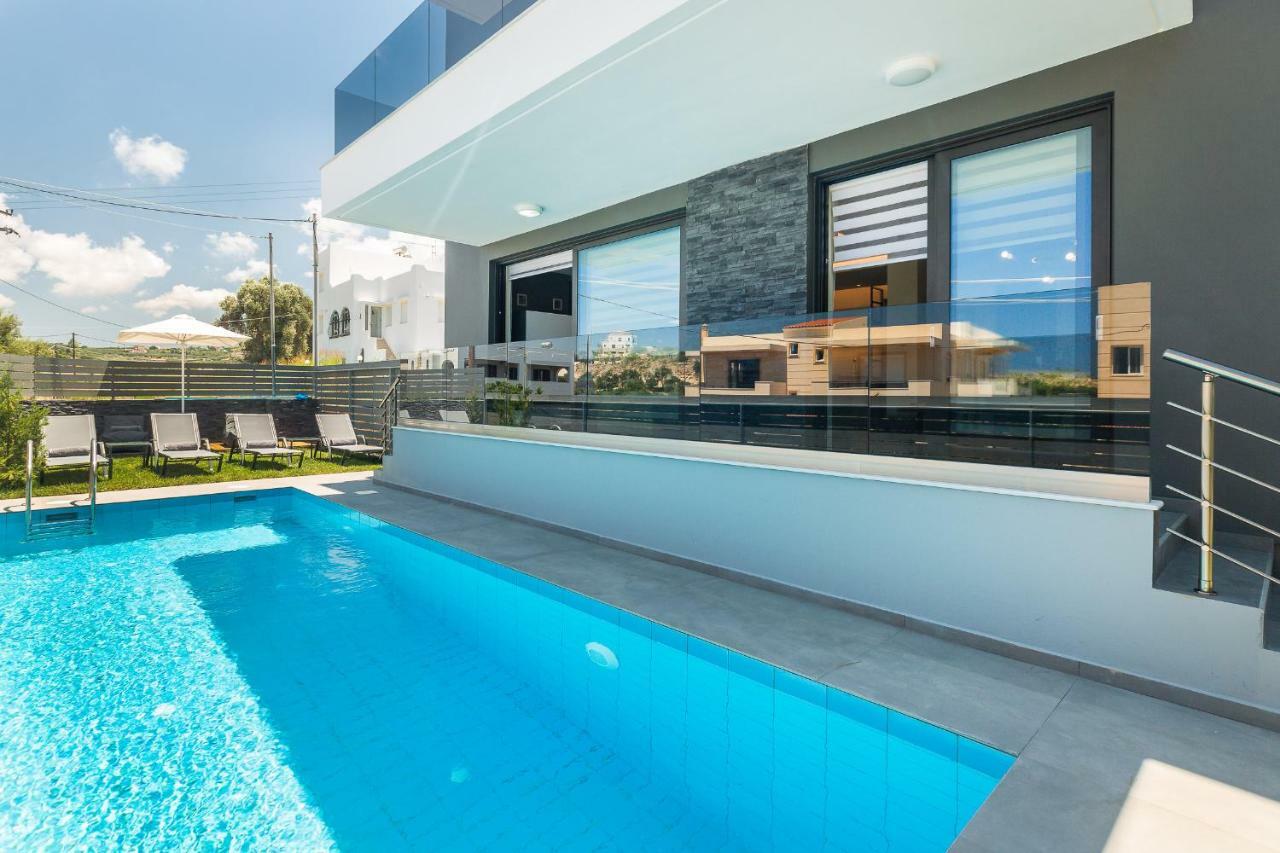 Nisos Villa, Pool & Heated Spawhirlpool, Walking To Beach, By Thinkvilla Sfáka المظهر الخارجي الصورة