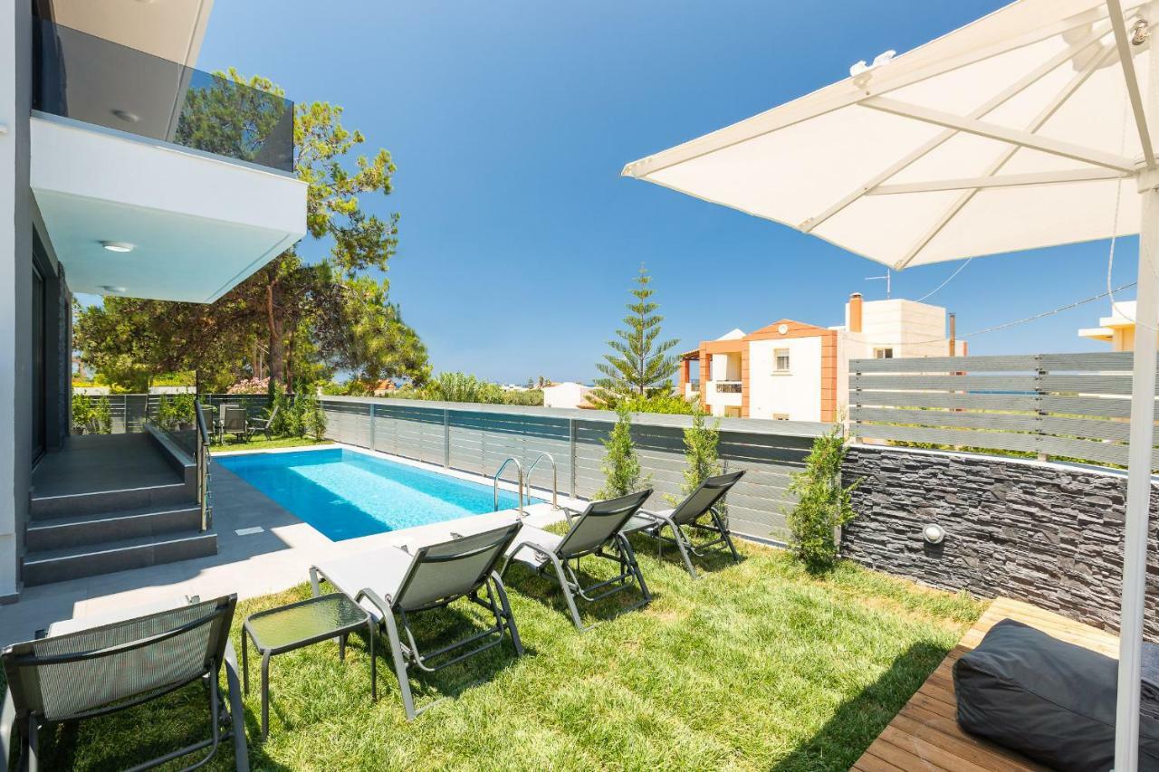 Nisos Villa, Pool & Heated Spawhirlpool, Walking To Beach, By Thinkvilla Sfáka المظهر الخارجي الصورة