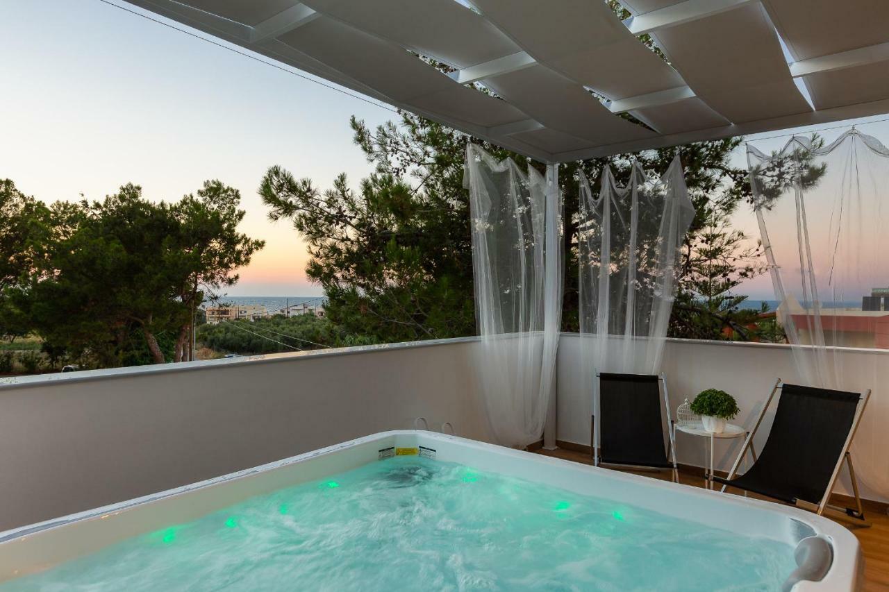 Nisos Villa, Pool & Heated Spawhirlpool, Walking To Beach, By Thinkvilla Sfáka المظهر الخارجي الصورة