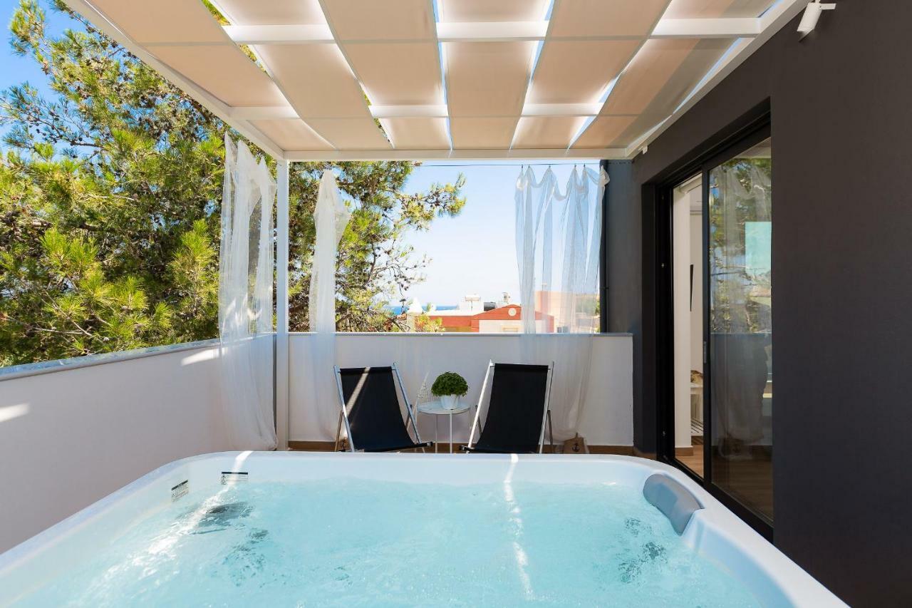 Nisos Villa, Pool & Heated Spawhirlpool, Walking To Beach, By Thinkvilla Sfáka المظهر الخارجي الصورة